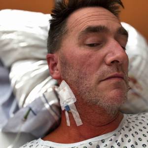 Der Katheter ist gelegt 